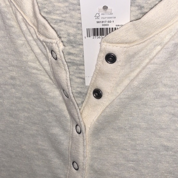 NWT Gap Cotton Blend Top Yellow Large - Picture 10 of 12